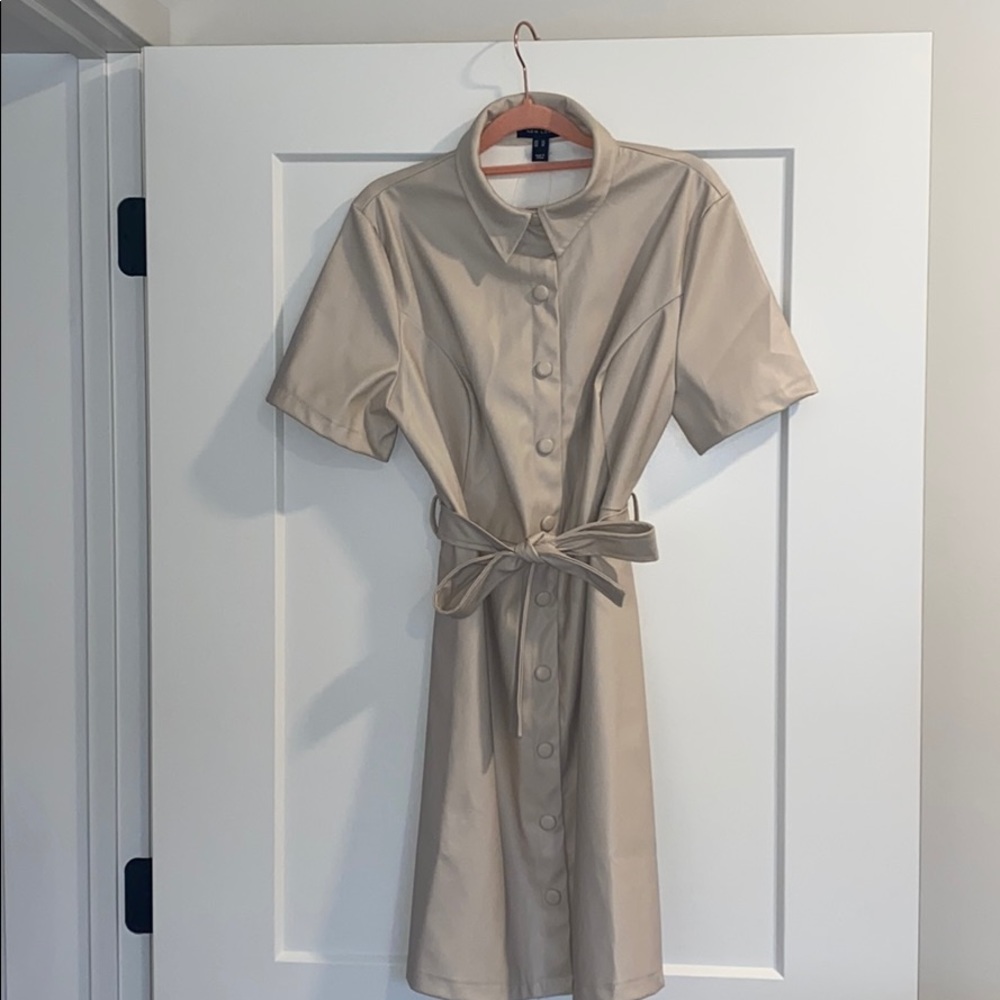 Amazing Pleather NWOT dress from New Look!